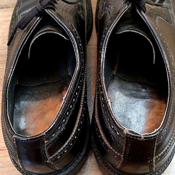 Vintage O\'Sullivan Men\'s Leather Oxford Wingtip Dress Shoes 8.5B main image 7